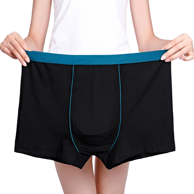 IBG men's breathable cotton boxer briefs, plus size underwear with comfortable fit and essential design for everyday wear.