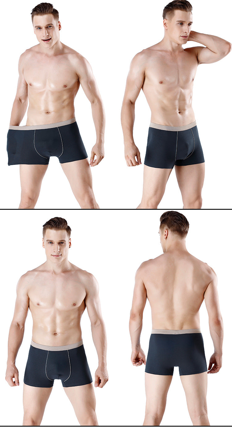 IBG men's cotton boxer briefs, breathable plus size underwear, essential men's underwear with comfortable fit and soft fabric.