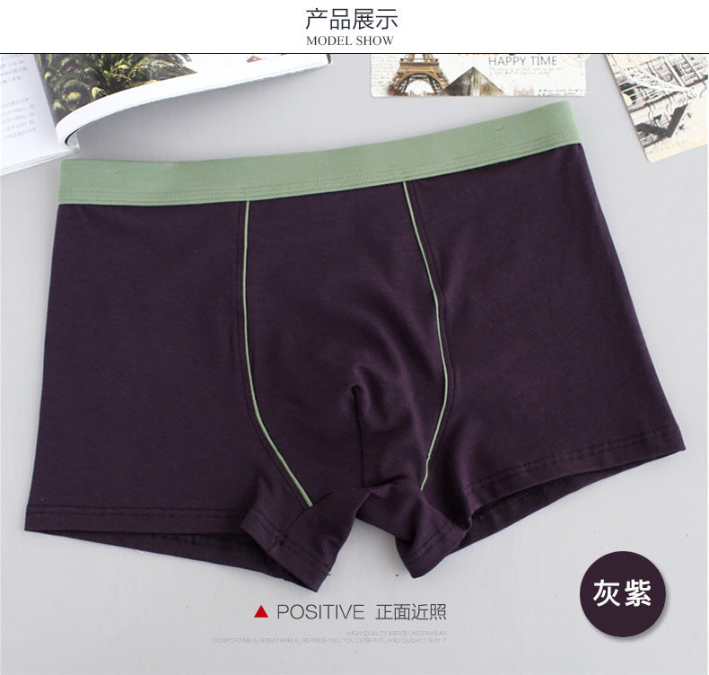 IBG men's cotton boxer briefs, breathable plus size underwear, comfortable men's essentials, soft fabric and snug fit.
