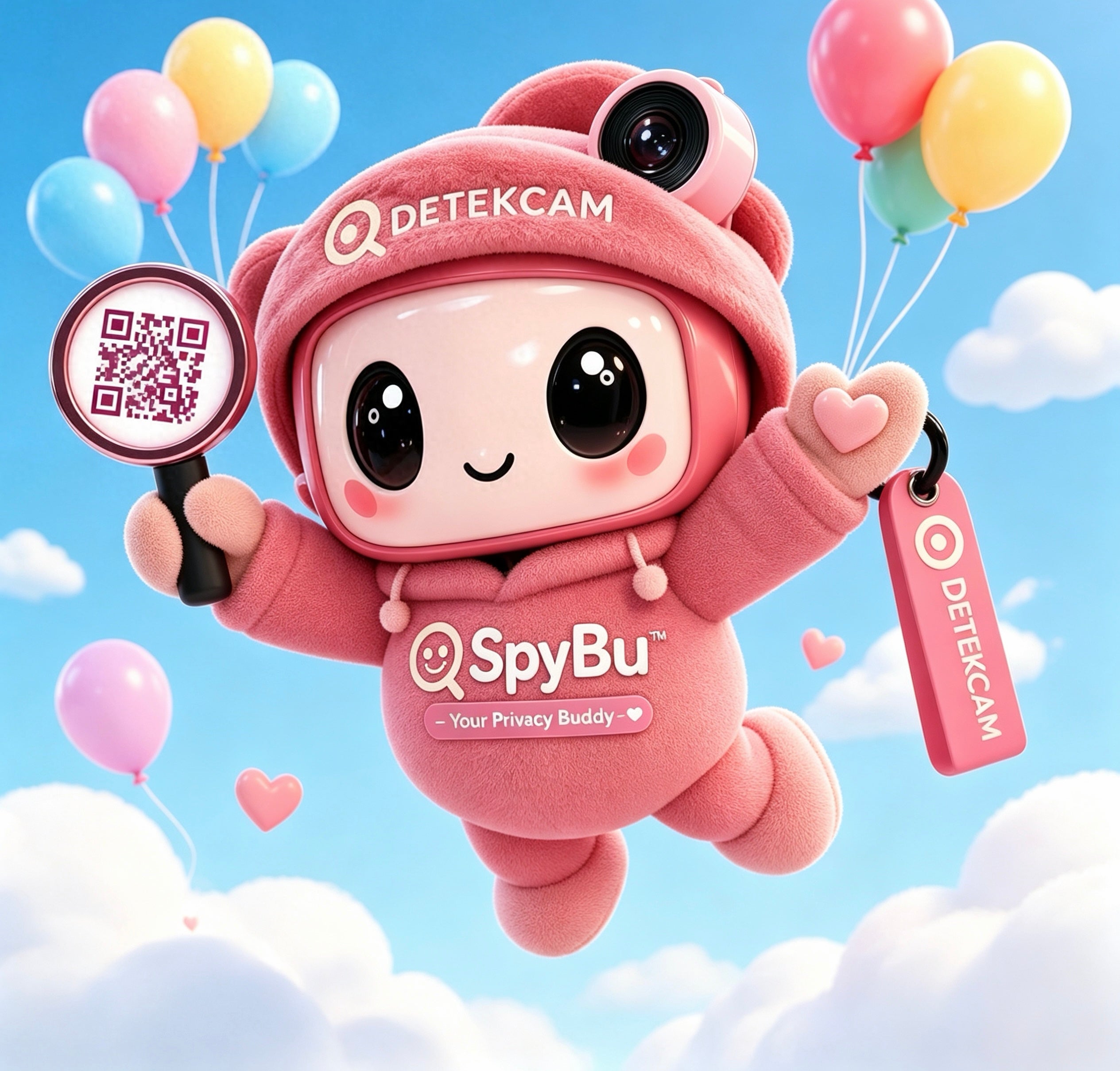 SpyBu Privacy Buddy digital safety collectible by IBG, featuring a compact, colorful design for personal security awareness.