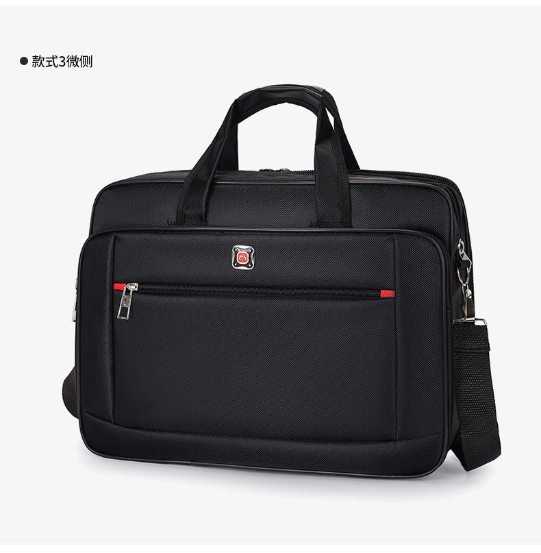 IBG men's lightweight laptop briefcase with padded compartments, ideal for business travel and professional use.