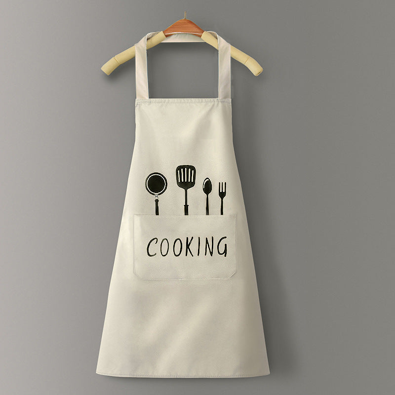 IBG waterproof kitchen apron for cooking and cleaning, featuring a durable, stain-resistant design for kitchen and dining use.