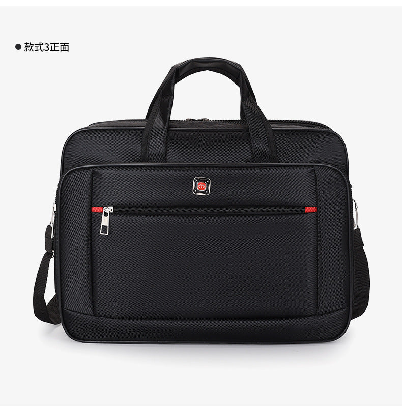 Men's IBG lightweight laptop briefcase with padded compartments, suitable for business travel and professional use.