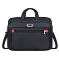 IBG men's lightweight laptop briefcase with handles and shoulder strap, suitable for business travel and professional use