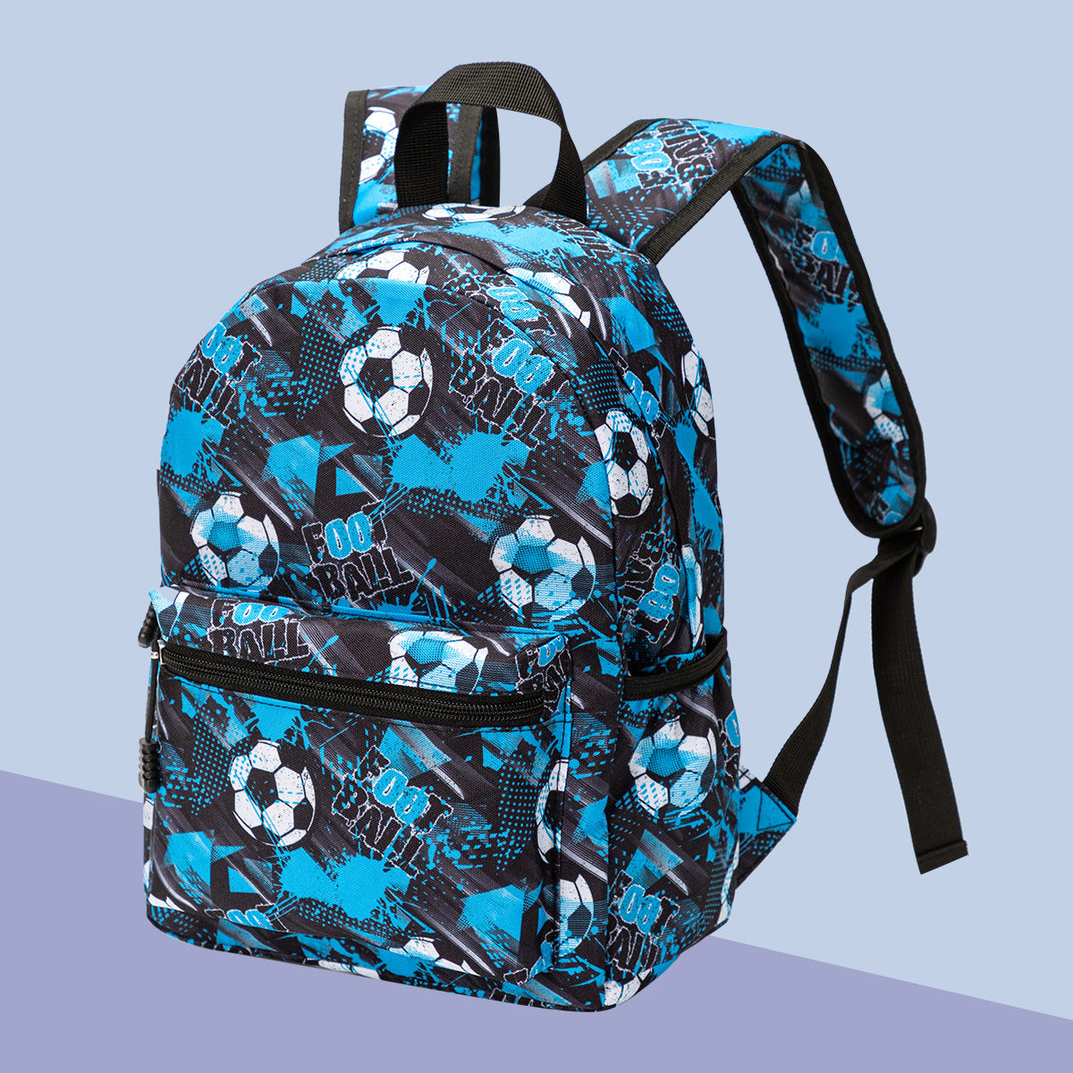 Kids IBG lightweight cartoon backpack, 10.6-inch school bag with colorful cartoon characters, ideal for young students.