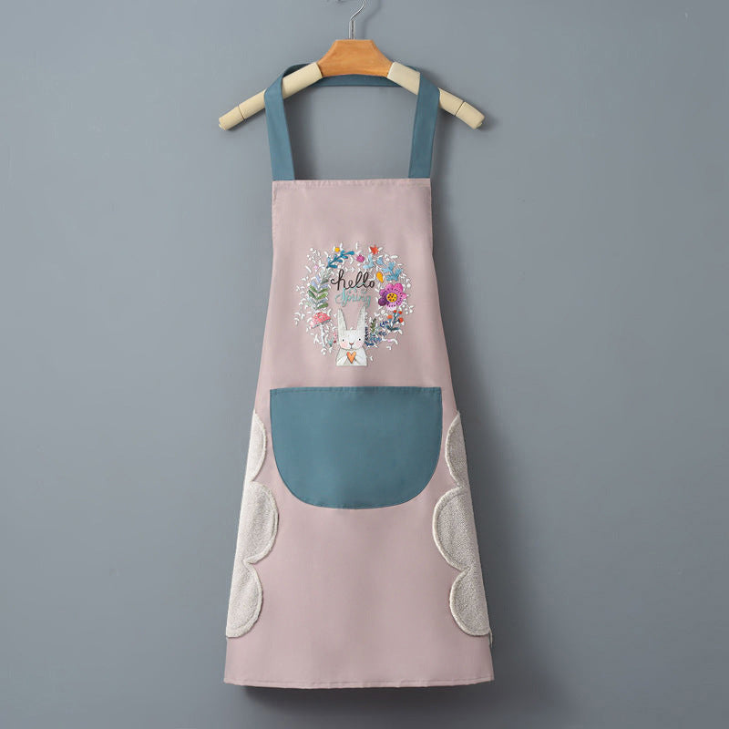 IBG waterproof kitchen apron for cooking and cleaning, durable and stain-resistant, ideal for kitchen and dining use.