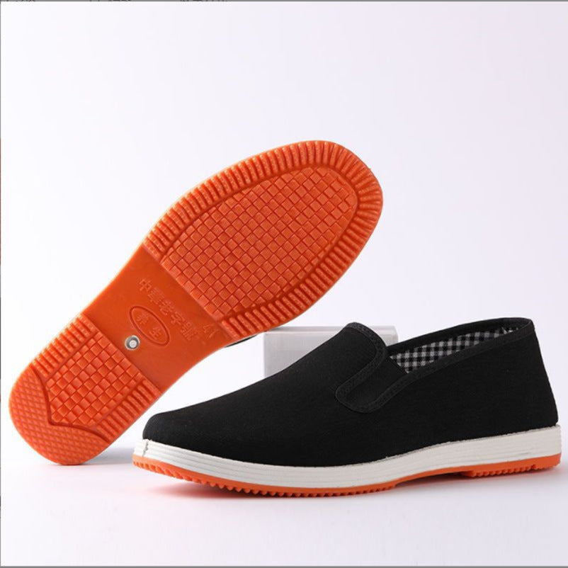 IBG breathable canvas slip-on shoes with non-slip soles, casual flats perfect for everyday comfort and style