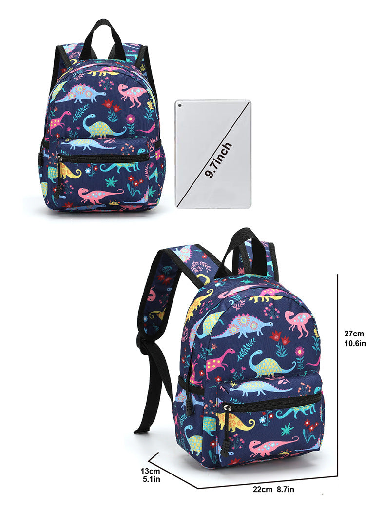Kids lightweight cartoon backpack by IBG, 10.6-inch school bag with colorful character design, suitable for elementary students.