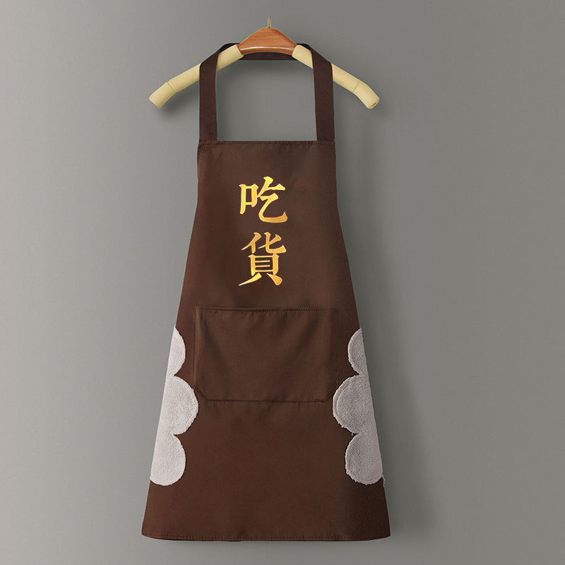 IBG waterproof kitchen apron for cooking and cleaning, durable fabric with adjustable straps, ideal for kitchen and dining tasks