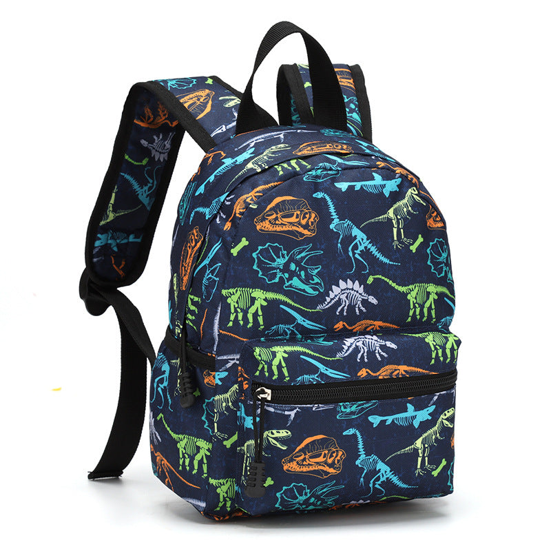 Kids lightweight cartoon backpack by IBG, 10.6-inch school bag with colorful cartoon design, suitable for school and outings.
