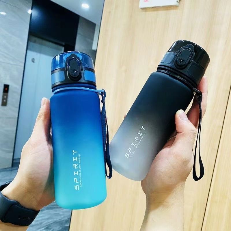 IBG large sports water bottle in 500ml or 1000ml size, durable fitness and outdoor water bottle with a secure lid.