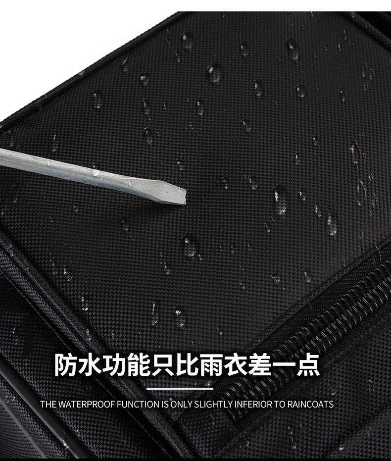 Men's lightweight IBG laptop briefcase with multiple compartments, ideal for business travel and professional use.