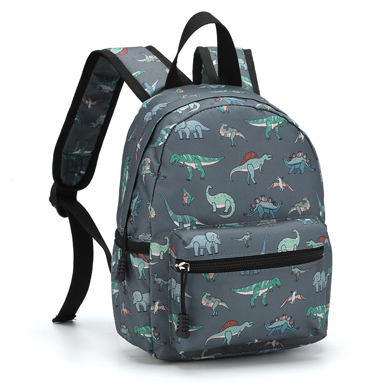Kids lightweight cartoon backpack by IBG featuring colorful character designs, 10.6-inch school bag for children.