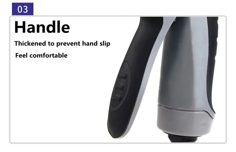 IBG adjustable high-pressure water gun for car washing and gardening, with a versatile nozzle for powerful water flow.