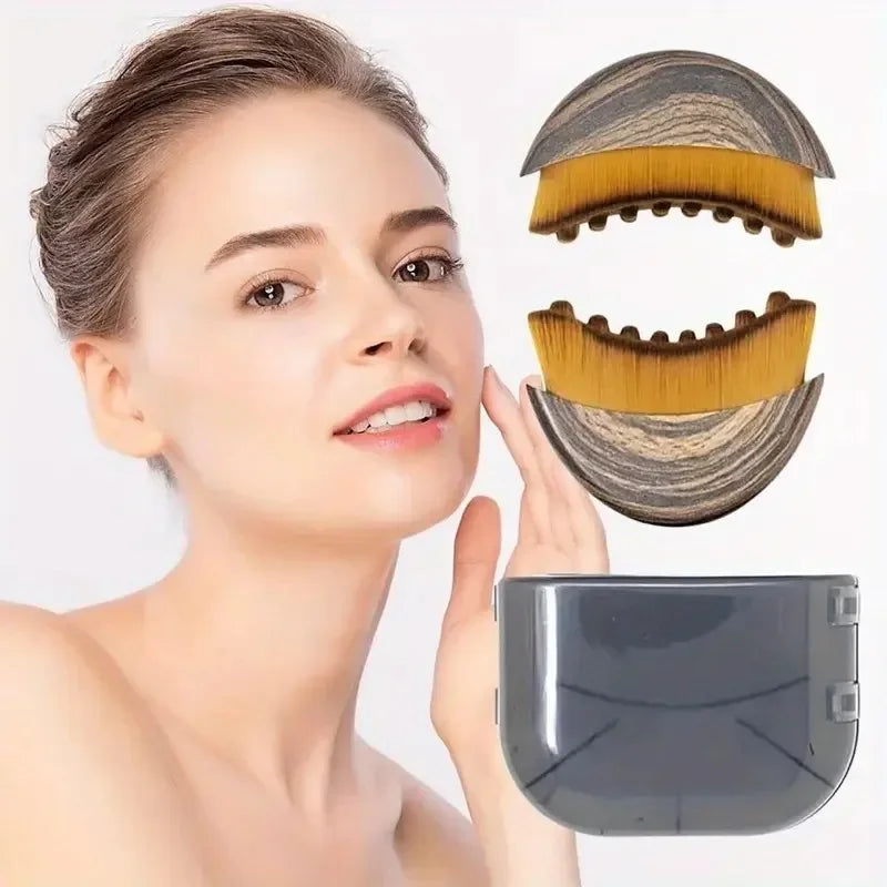 IBG facial contour massage brush for self-care, featuring a sleek design for facial toning and skin rejuvenation.