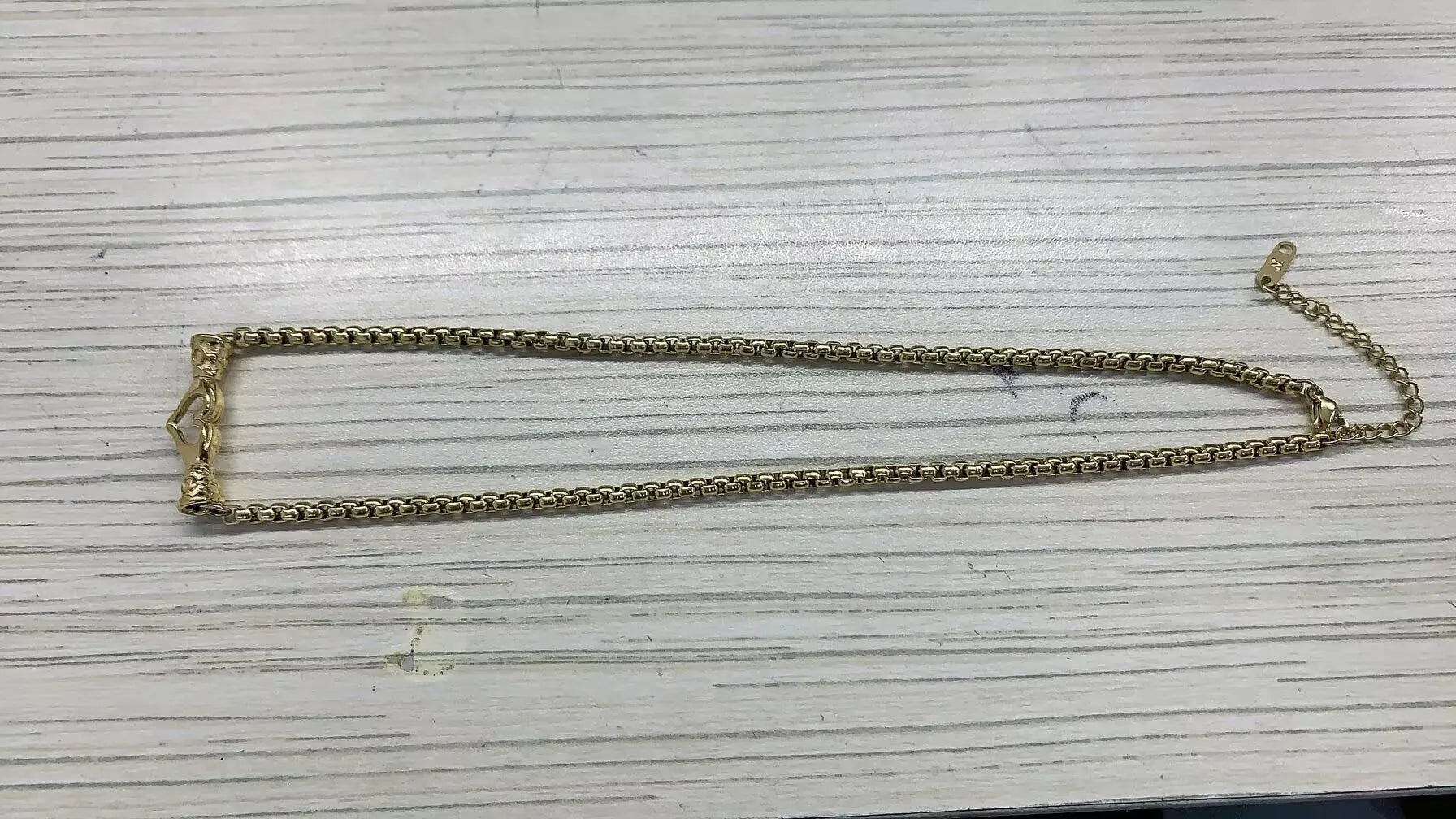IBG stainless steel ball chain necklace, minimal everyday jewelry with sleek round links, stylish accessory for casual wear