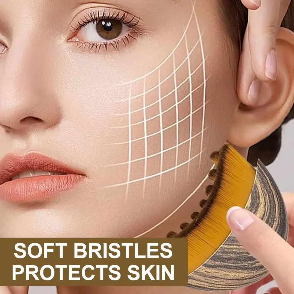 IBG facial contour massage brush for self-care, designed for facial massage and skin toning in beauty and personal care.