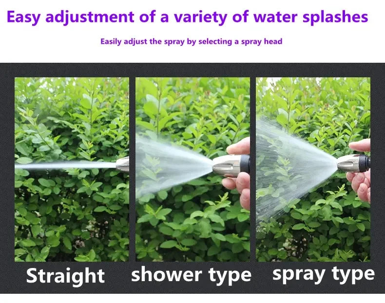 IBG adjustable high-pressure water gun for car wash and garden use, with a durable nozzle and ergonomic handle.